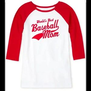 NWT plus size "World's Best Baseball mom XXL tee